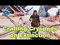 Crafting Cryopods on Extinction Ascended