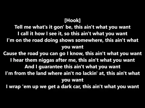 Download MP3 Lil Durk - Dis Ain't What U Want (Lyrics Video)