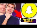How to Add Someone on Snapchat Without it Saying Added by Search