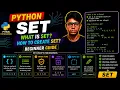 Set in Python Tutorial What is Set Create a Set Python for Beginners