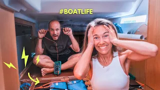 Huge boat UPGRADE: Our concept for SELF-SUFFICIENCY | 990 Ah LITHIUM on our sailboat | EP25