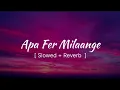 Apa Fer Milange Song | Apa Fer Milaange Lofi Slowed Reverb |