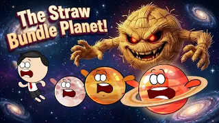 The Straw Bundle Planet! | #aumsum #kids #science