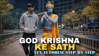 how to make a realistic krishna video krishna walking cinematic editing tutorial
