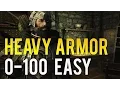 SKYRIM SE How To Increase Heavy Armor Skill SUPER FAST EASY - How To Level Up Fast