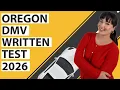 Oregon DMV Written Test 2026 60 Questions with Explained Answers