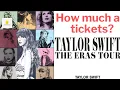 Taylor Swift 2024 Eras tour dates in US and Canada How much are tickets