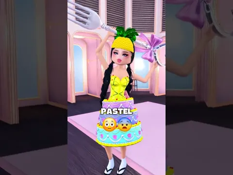 ROPA DE PASTEL??😳😨 en DRESS TO IMPRESS #roblox #dresstoimpress #humor #robloxshorts #robloxedit