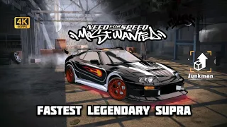 Supra Full Junkman Unlock INSANE Speed Handling NFS Most Wanted 2005 Nfsmostwanted Nfs 