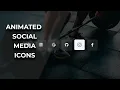 Awesome Animated Social Media Buttons HTML CSS Tutorial