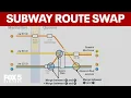 MTA to swap F M subway routes between Manhattan and Queens