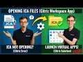 Opening ICA Files Citrix Workspace App