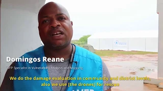 Drone respose to cylones Idai and Kenneth by INGC and WFP