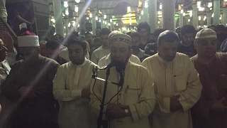 دعاء الشيخ محمد جبريل على الظالمين و الاعلاميين و  للمعتقلين   ليلة    رمضان        صوت نقي دندنها