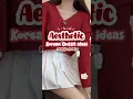 Lagu Aesthetic Korean Outfit Ideas⚘️🍉 #trending #fashiontrends #outfit #meesho #meeshooutfit #korean