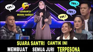 Awalnya Biasa Saja‼️Endingnya suara merdu santri cantik ini buat juri kagum xfactor indonesia parodi