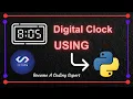 Digital Clock Using Python Python Project c4rcoding