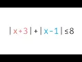 Solving Inequalities with Two Absolute Values by Testing Points