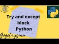 41 Try and except block python Gogetmyguru