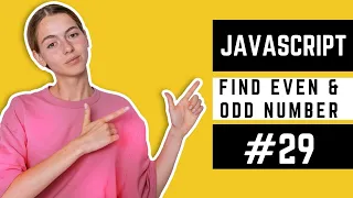 Find Even Odd Number in JavaScript JavaScript Course in Urdu