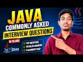 Java Interview Questions in Telugu Commonly Asked Java Interview Questions Freshers