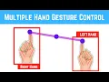 Multiple Hand Gesture Control with OpenCV Python CVZone