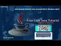 Java Tutorial Hindi How to Install JDK in Windows