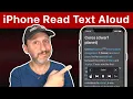 Let Your iPhone Read Text To You