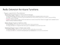 Azure Cache for Redis trigger for Azure Functions Public