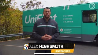 Alex Highsmith goes undercover at UniFirst