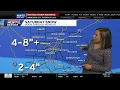 New models now forecasting higher snow totals with 4-8 inches expected in Cincinnati
