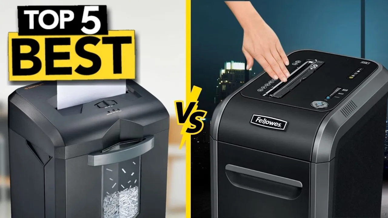 TOP 5 Best Paper Shredder for home & office [ 2023 Buyer's Guide ]