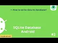 Android SQLite Database Tutorial How to Insert Data into SQLite Database Android studio
