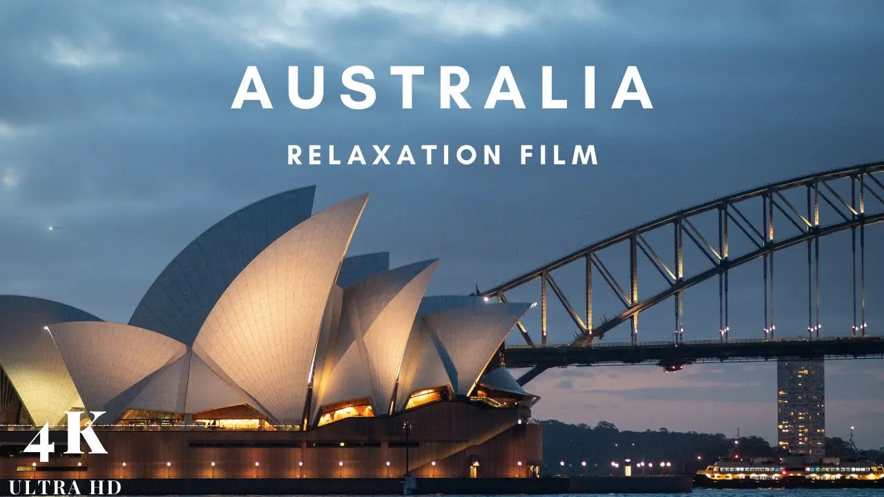 Beautiful Australia 4K Scenic Relaxation Film With Soothing Piano Music