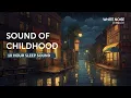 School Rooftop with Rain - 10 Hours - Black Screen (Sound of Childhood)