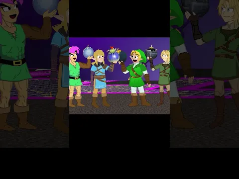 THE LINKS vs MASTER HAND (Snippet from the Zelda Multiverse series) #zelda