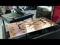 Charcoal and Copper Chladni Plate
