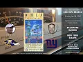2001-Jan-28 Super Bowl XXXV Baltimore Ravens vs New York Giants - NFL Radio