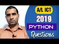 ICT Python 2019 Python Explanation