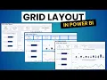 Unclutter your Power BI Report - Create a Grid Layout