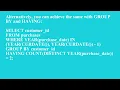 Applying the INTERSECT Operator to Find Common Records Q3 Oracle L32 P2 SMILE ROAD