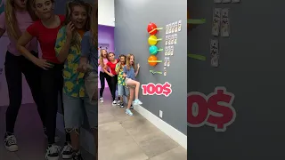 Nastya and balloon challenge