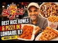Desi Street Food NY Pizza in Lombard Slyce of NY Review