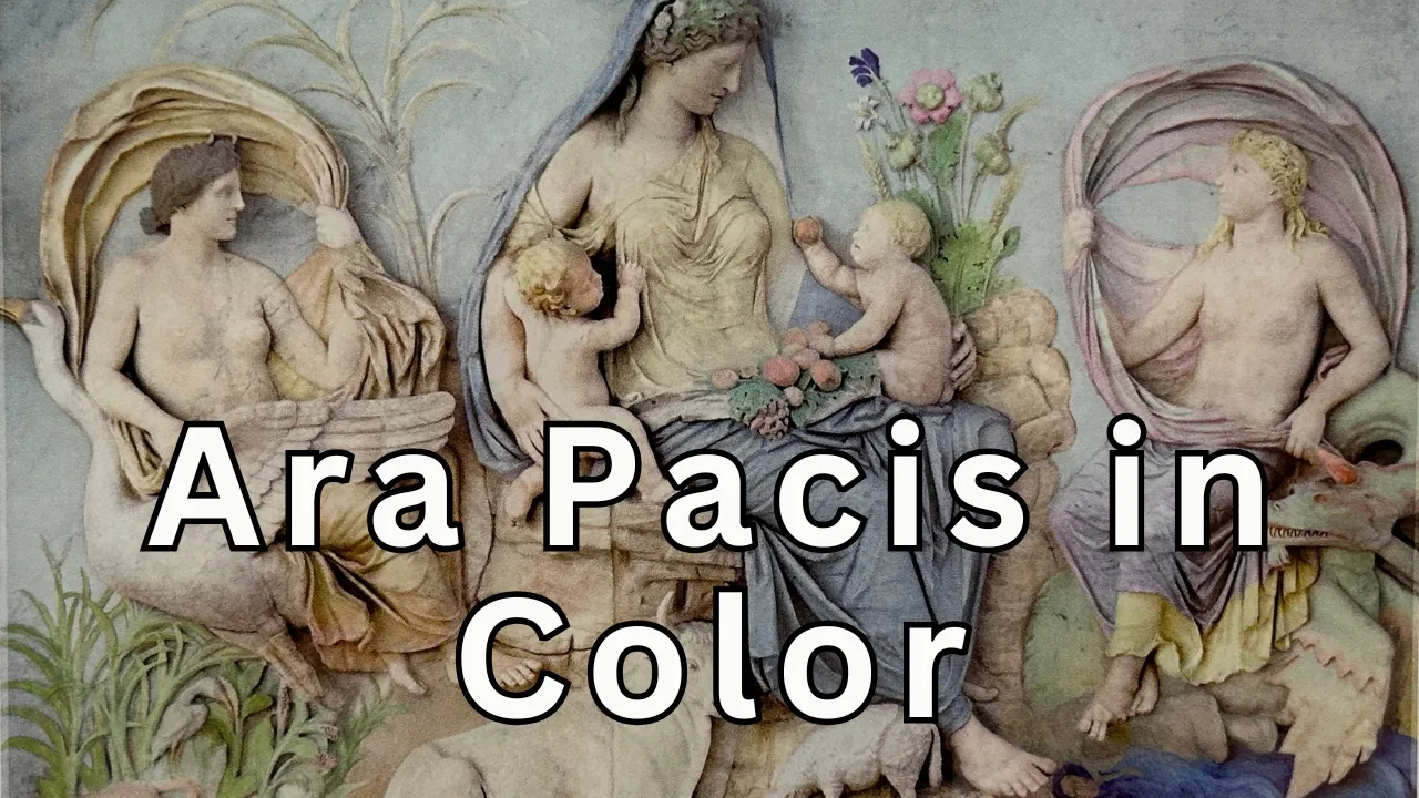 The Ara Pacis in color!