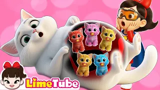Crying Baby Cat! 🐱 Superhero Transformation & Hospital Play Color Learning
