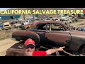 California Salvage Yard Adventures Part 1 - old cars vintage trucks treasures