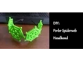 DIY Perler Spiderweb Headband