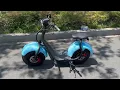 Download Lagu M1(Q1) Mini Electric Citycoco Scooter 1000W 60V12Ah/20Ah/25Ah Lithium Battery for Brazil Market