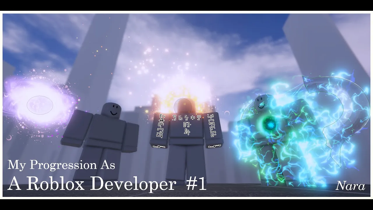 My Progression As a Roblox Developer #1: video thumbnail
