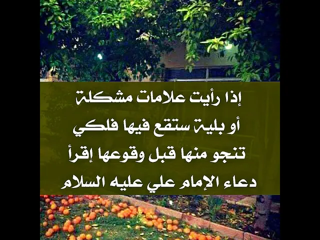 ⁣إذا ظهرت علامات مشكلة ستقع فيها قل دعاء الإمام علي عليه السلام ليدفعها عنك.